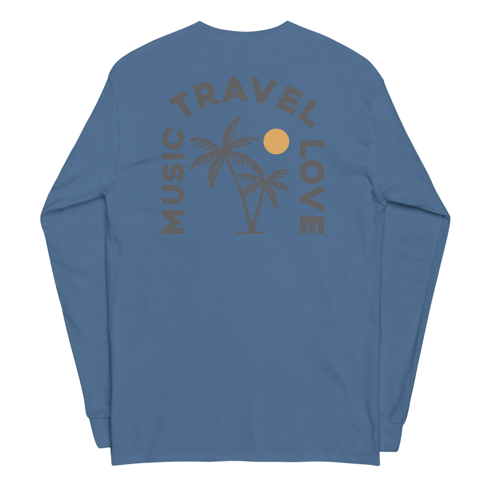 Palm & Sun Long Sleeve - Music Travel Love