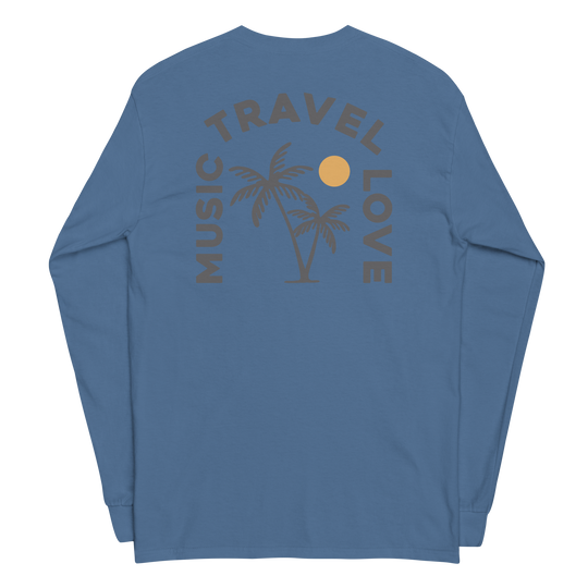 Palm & Sun Long Sleeve - Music Travel Love