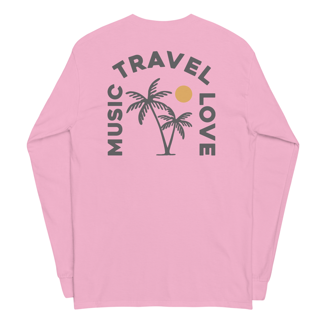 Palm & Sun Long Sleeve - Music Travel Love