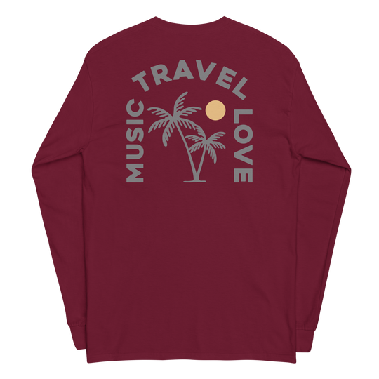 Palm & Sun Long Sleeve - Music Travel Love